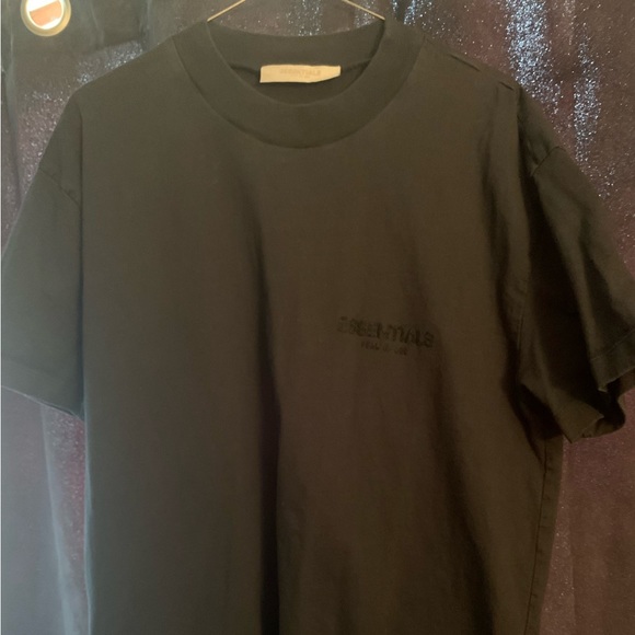Fear of God Essentials T shirt stretch limo black size Small - Picture 1 of 2
